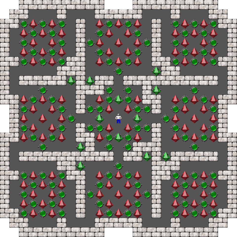 Sokoban Sasquatch 07 Arranged level 60